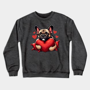 French Bulldog Valentine's Day Crewneck Sweatshirt